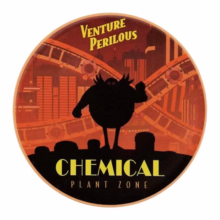 Sonic the Hedgehog Locations Metal Coaster Set