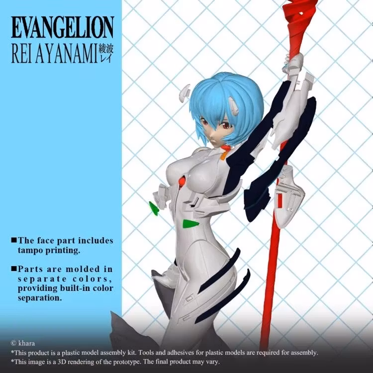 Rebuild of Evangelion Rei Ayanami 1/8 Scale Model Kit