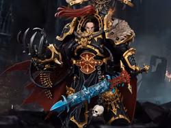 Warhammer 40,000 Black Legion Abaddon the Despoiler with Drach'nyen and the Talon of Horus 1/18 Scale Action Figure