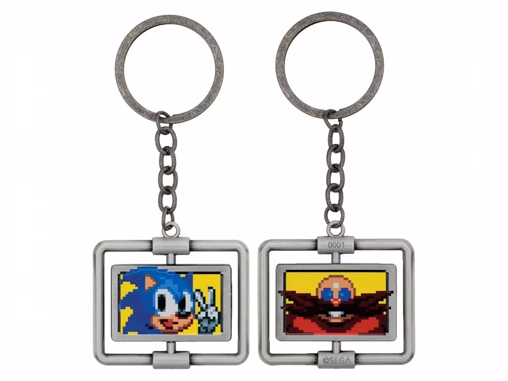 Sonic the Hedgehog Sonic and Dr. Eggman Limited Edition Spinning Keyring