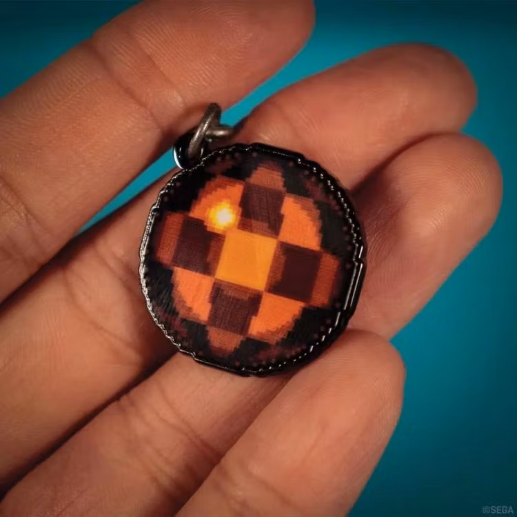 Sonic the Hedgehog Dr. Eggman Egg Mobile Chained Pin