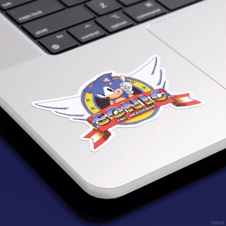 Sonic the Hedgehog 4 Sheets of Retro Tech Decals