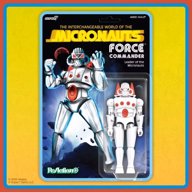 Micronauts ReAction+ Force Commander Action Figure