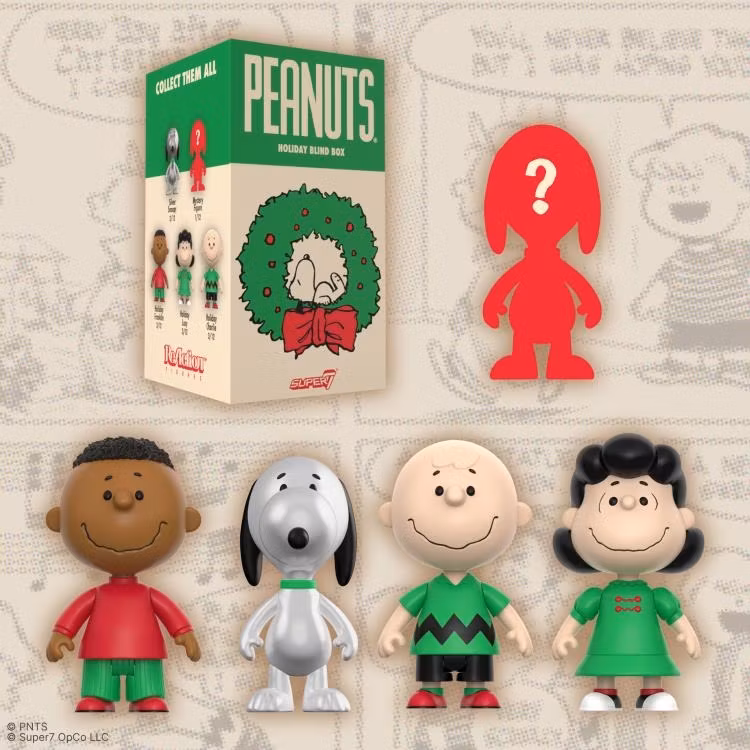 Peanuts ReAction Wave 08 (Holiday) Box of 12 Random Figures
