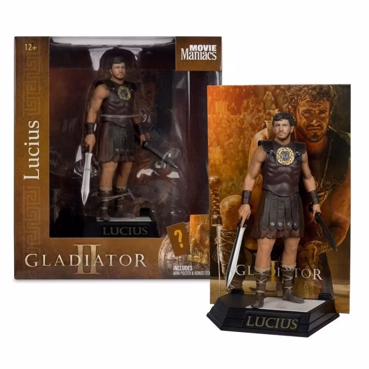 Gladiator II Movie Maniacs Lucius 6" Limited Edition Figure