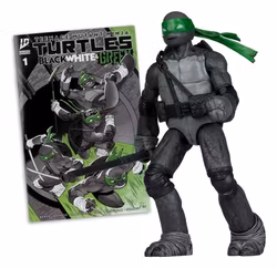 Teenage Mutant Ninja Turtles Page Punchers (Black White & Green) Donatello Action Figure