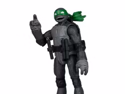 Teenage Mutant Ninja Turtles Page Punchers (Black White & Green) Michelangelo Action Figure