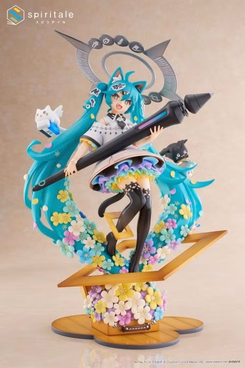 Hatsune Miku x Naoki Saito Spiritale My Figure Making! (The Painter Ver.) 1/7 Scale Figure