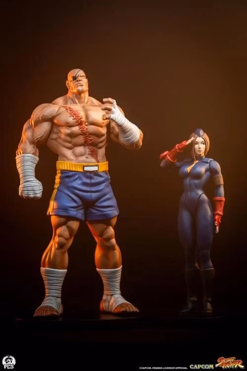 Street Fighter Street Jam Sagat & Juli 1/10 Scale Statue Set