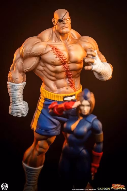 Street Fighter Street Jam Sagat & Juli 1/10 Scale Statue Set