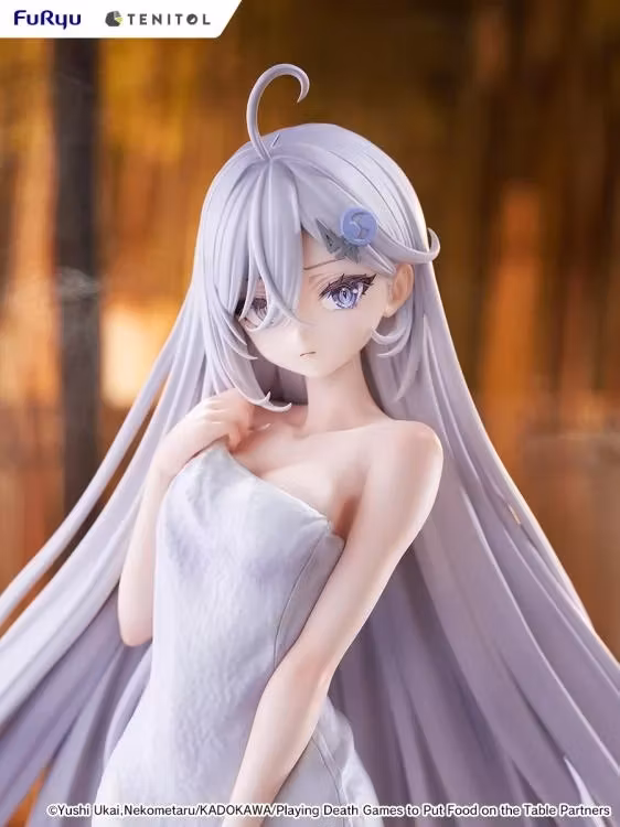 Playing Death Games to Put Food on the Table Tenitol Tall Yuki (Golden Bath Ver.) Figure
