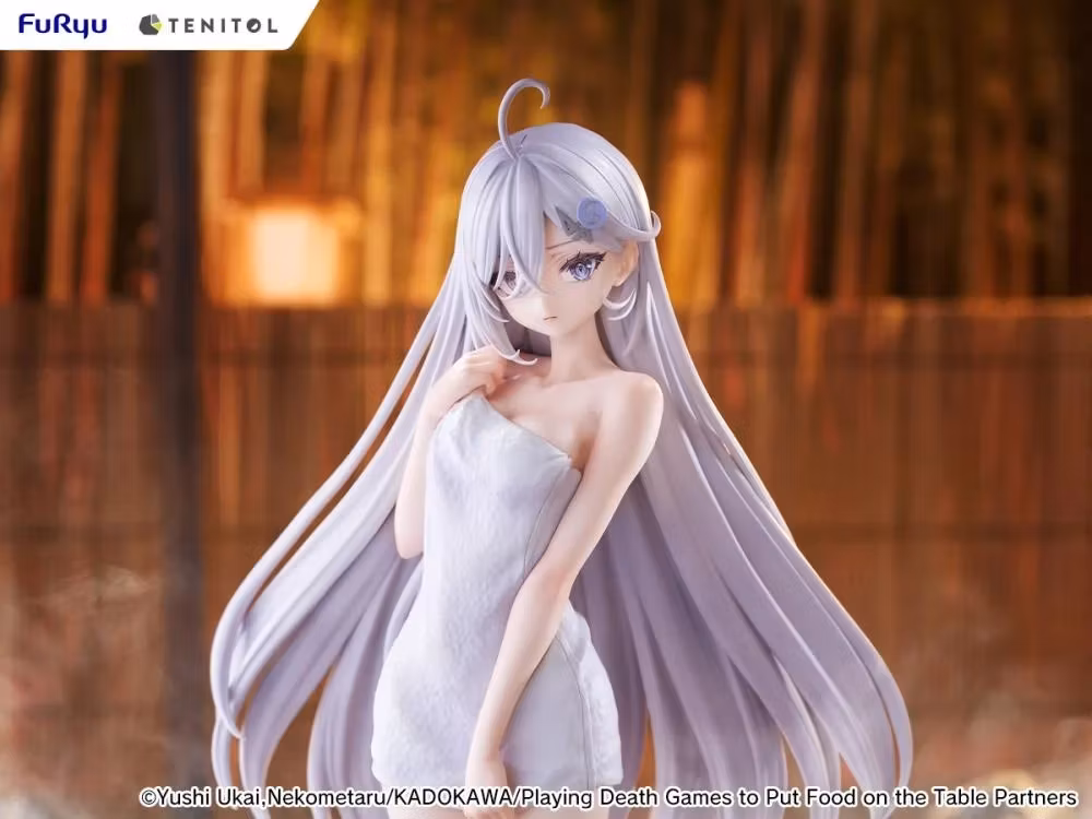 Playing Death Games to Put Food on the Table Tenitol Tall Yuki (Golden Bath Ver.) Figure