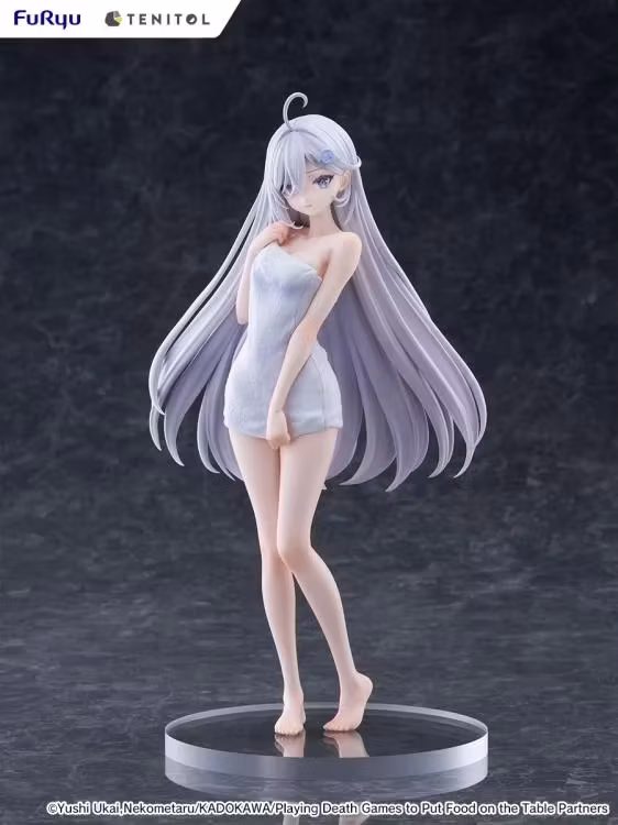 Playing Death Games to Put Food on the Table Tenitol Tall Yuki (Golden Bath Ver.) Figure