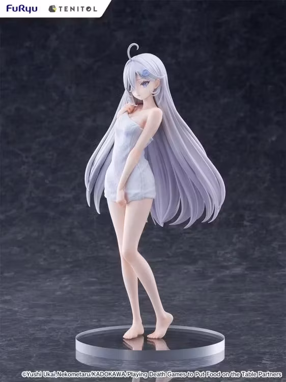 Playing Death Games to Put Food on the Table Tenitol Tall Yuki (Golden Bath Ver.) Figure