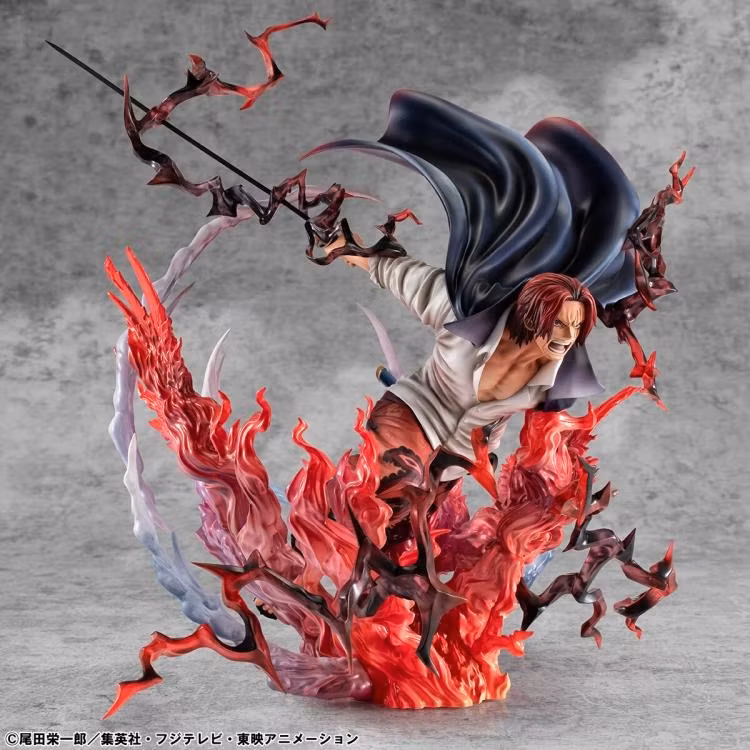 One Piece Portrait of Pirates SA-MAXIMUM Red-Haired Pirates Captain Shanks (Kamusari Ver.) Exclusive Figure