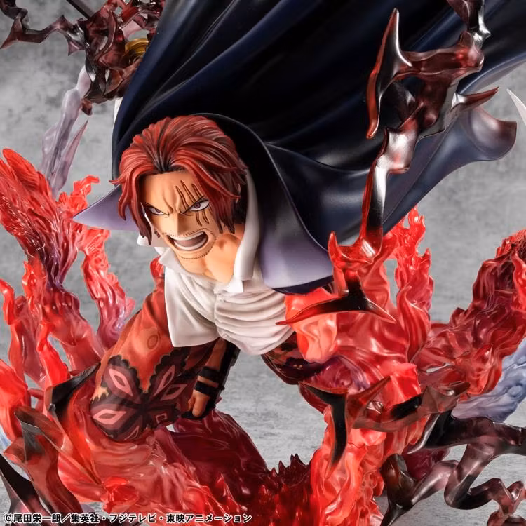 One Piece Portrait of Pirates SA-MAXIMUM Red-Haired Pirates Captain Shanks (Kamusari Ver.) Exclusive Figure