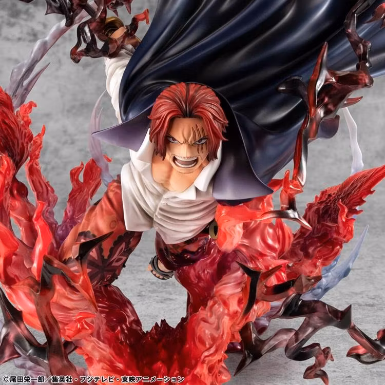 One Piece Portrait of Pirates SA-MAXIMUM Red-Haired Pirates Captain Shanks (Kamusari Ver.) Exclusive Figure