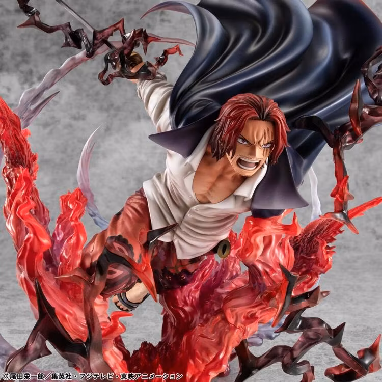One Piece Portrait of Pirates SA-MAXIMUM Red-Haired Pirates Captain Shanks (Kamusari Ver.) Exclusive Figure