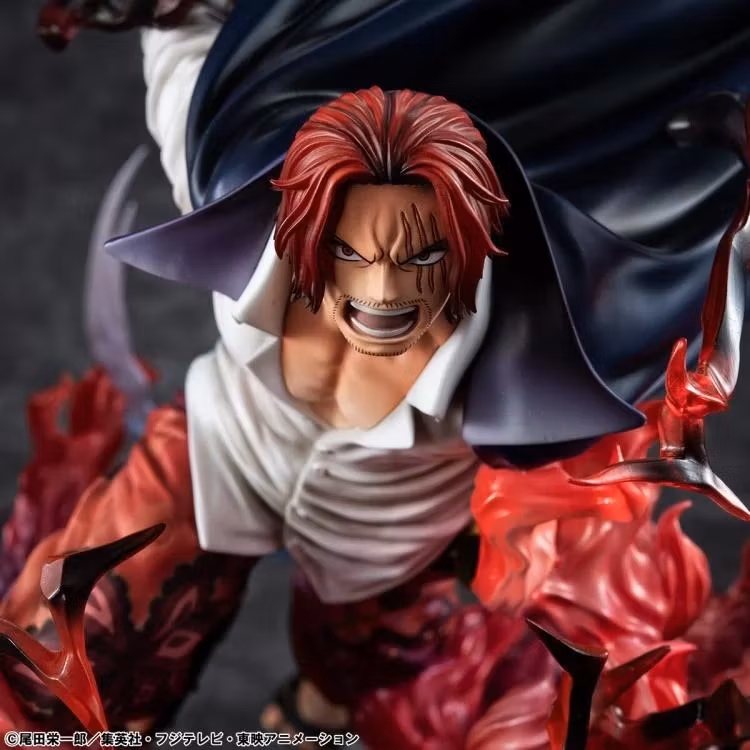 One Piece Portrait of Pirates SA-MAXIMUM Red-Haired Pirates Captain Shanks (Kamusari Ver.) Exclusive Figure