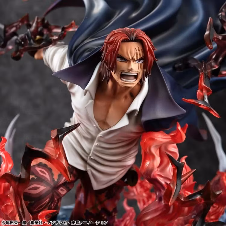 One Piece Portrait of Pirates SA-MAXIMUM Red-Haired Pirates Captain Shanks (Kamusari Ver.) Exclusive Figure