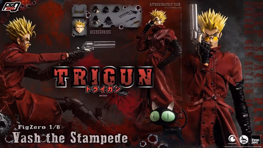 Trigun FigZero Vash the Stampede 1/6 Scale Action Figure
