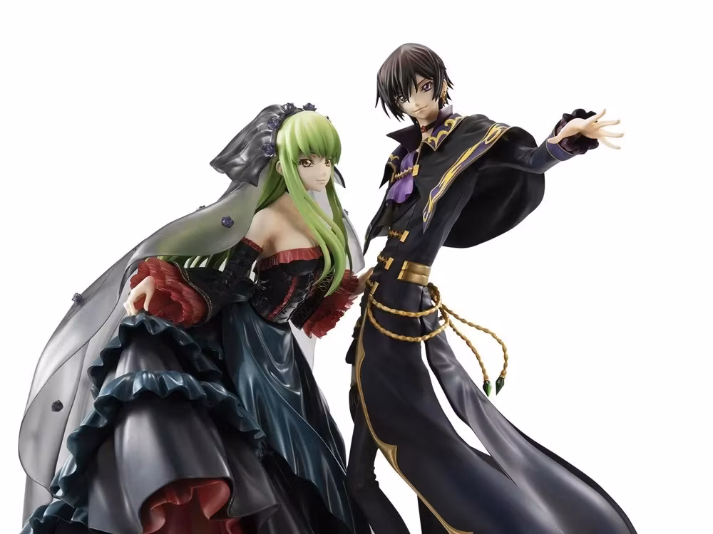 Code Geass: Lelouch of the Rebellion Precious G.E.M. Lelouch Lamperouge & C.C. (20th Anniversary Ver.) Figure Set (Rerelease)