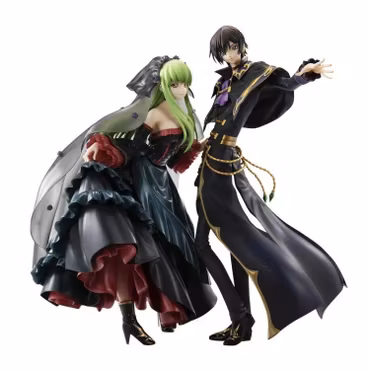 Code Geass: Lelouch of the Rebellion Precious G.E.M. Lelouch Lamperouge & C.C. (20th Anniversary Ver.) Figure Set (Rerelease)