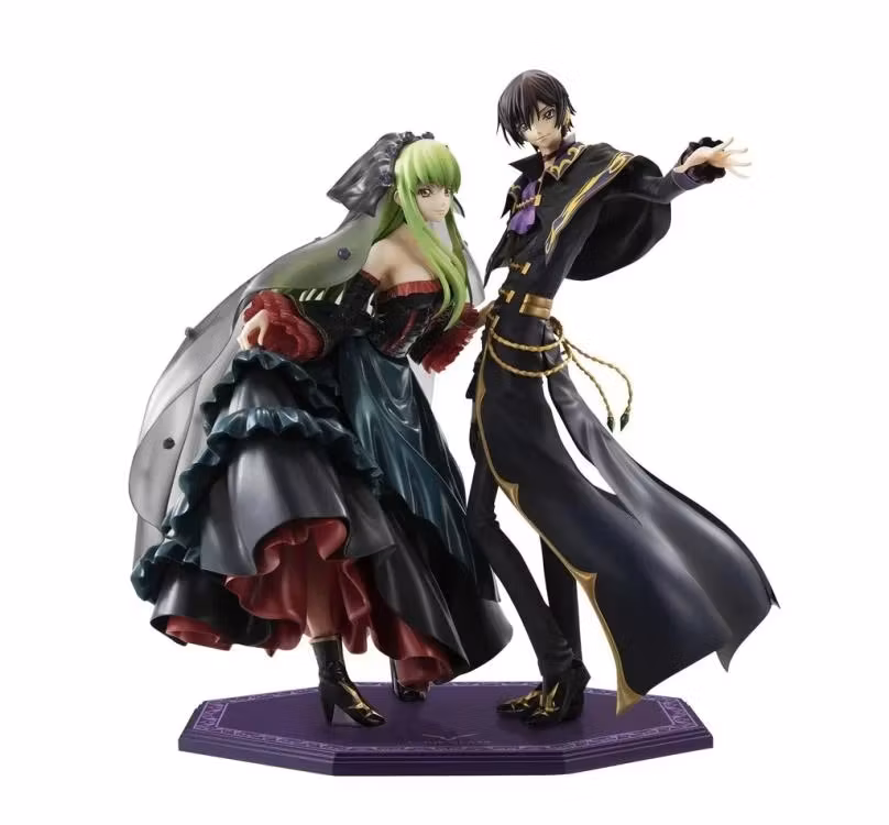 Code Geass: Lelouch of the Rebellion Precious G.E.M. Lelouch Lamperouge & C.C. (20th Anniversary Ver.) Figure Set (Rerelease)