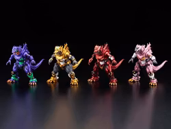 Godzilla vs. Evangelion Hyper Modeling MFS-3 Kiryu (Metallic Eva Color Ver.) Set of 4 Figures