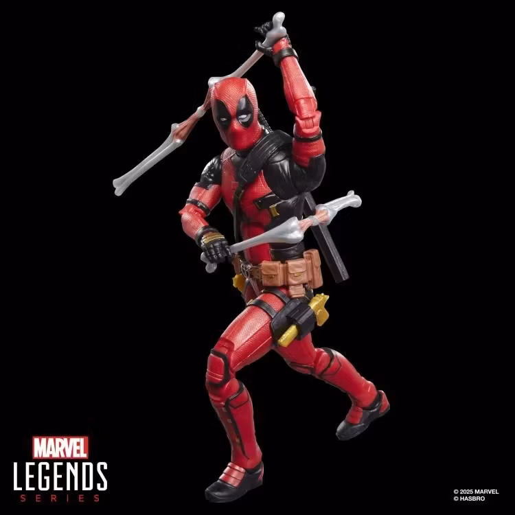 Deadpool & Wolverine Marvel Legends Deluxe Deadpool Action Figure with Dogpool