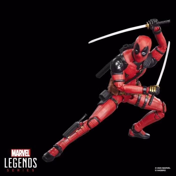 Deadpool & Wolverine Marvel Legends Deluxe Deadpool Action Figure with Dogpool