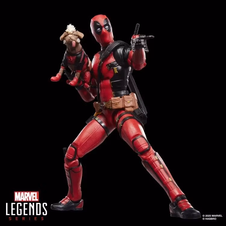 Deadpool & Wolverine Marvel Legends Deluxe Deadpool Action Figure with Dogpool