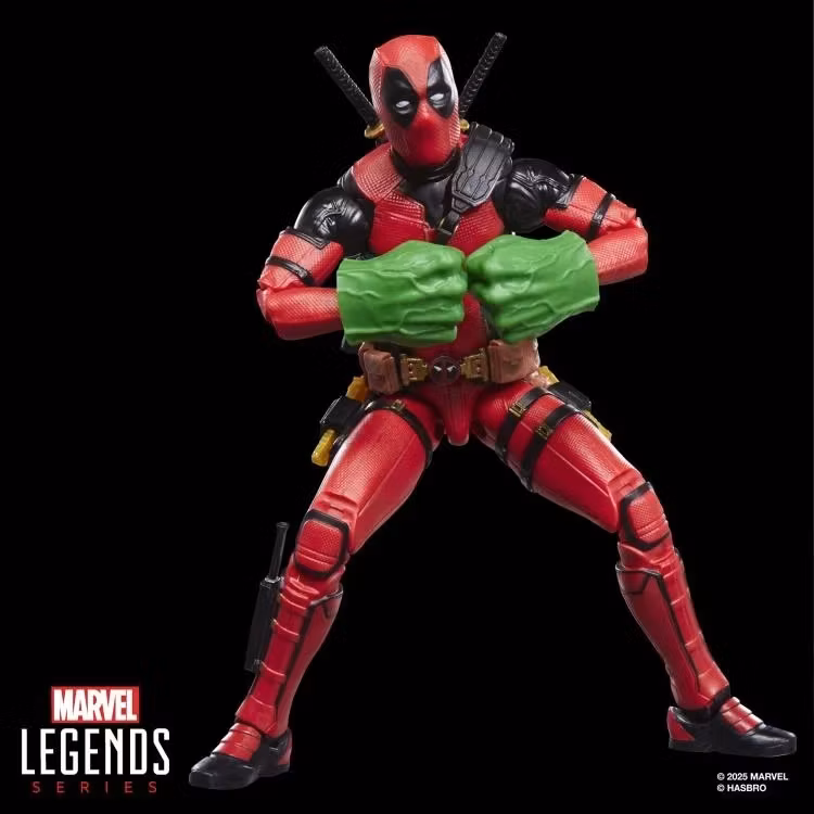 Deadpool & Wolverine Marvel Legends Deluxe Deadpool Action Figure with Dogpool