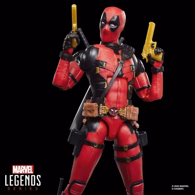 Deadpool & Wolverine Marvel Legends Deluxe Deadpool Action Figure with Dogpool
