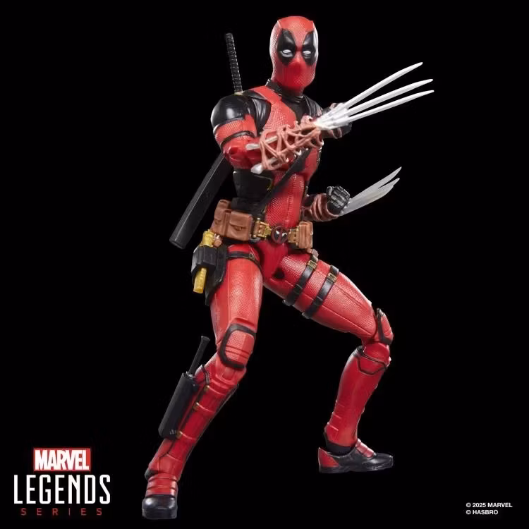 Deadpool & Wolverine Marvel Legends Deluxe Deadpool Action Figure with Dogpool