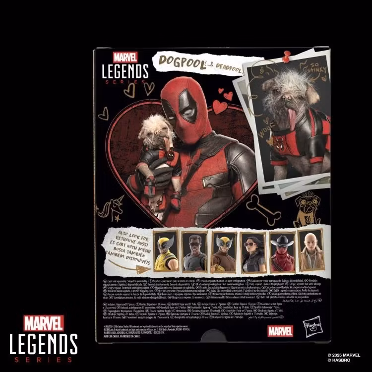 Deadpool & Wolverine Marvel Legends Deluxe Deadpool Action Figure with Dogpool