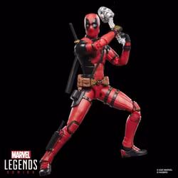 Deadpool & Wolverine Marvel Legends Deluxe Deadpool Action Figure with Dogpool