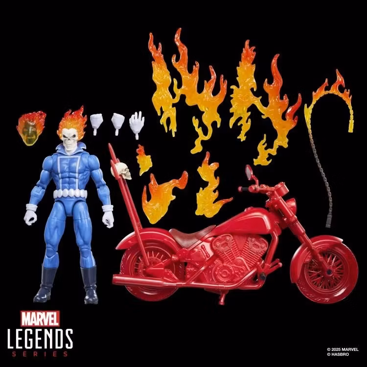 Ghost Rider Marvel Legends Ghost Rider & Motorcycle Action Figure Set