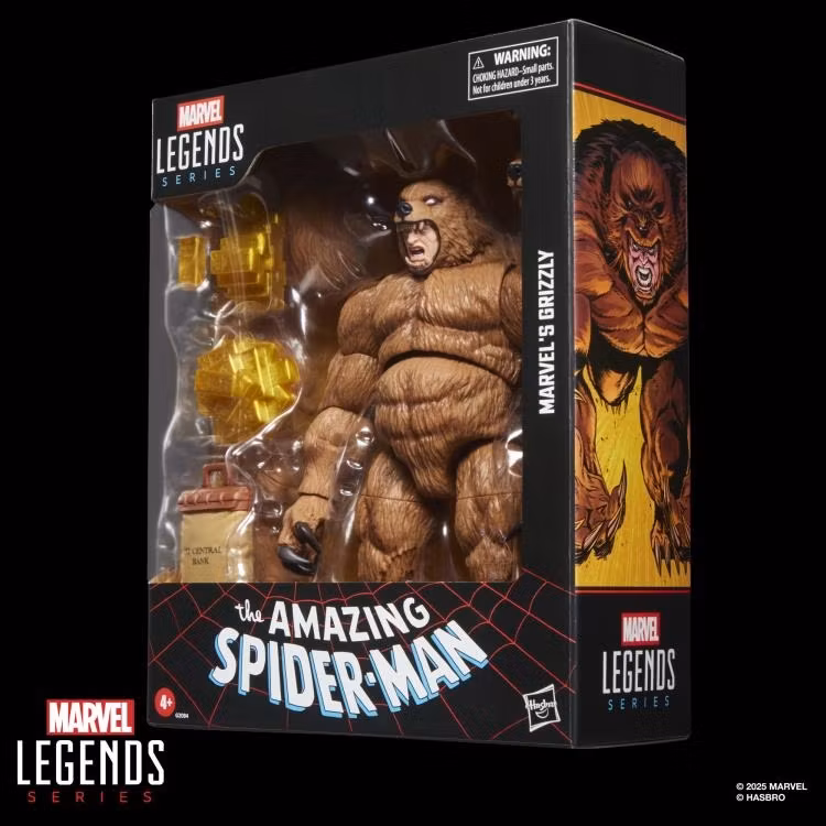 The Amazing Spider-Man Marvel Legends Marvel's Grizzly Action Figure