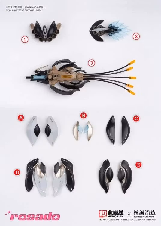 Rosado Project RS-03 Starflower Lily MK3 1/10 Scale Model Kit (Rerelease)