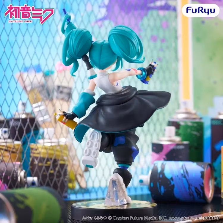Vocaloid Muchute Hatsune Miku (Paint Girl Another Color Ver.) Figure