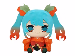 Vocaloid Kyurumaru Hatsune Miku (Flower Fairy Winter Cherry Ver.) Big Plush Figure