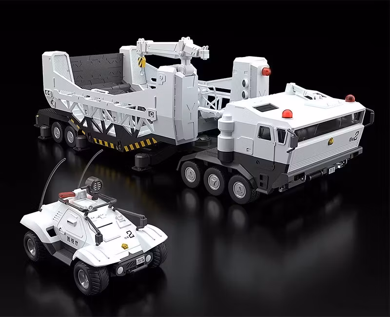 Mobile Police Patlabor Moderoid Type 98 Special Command Vehicle & Type 99 Special Labor Carrier Model Kit Set (2nd Rerelease)