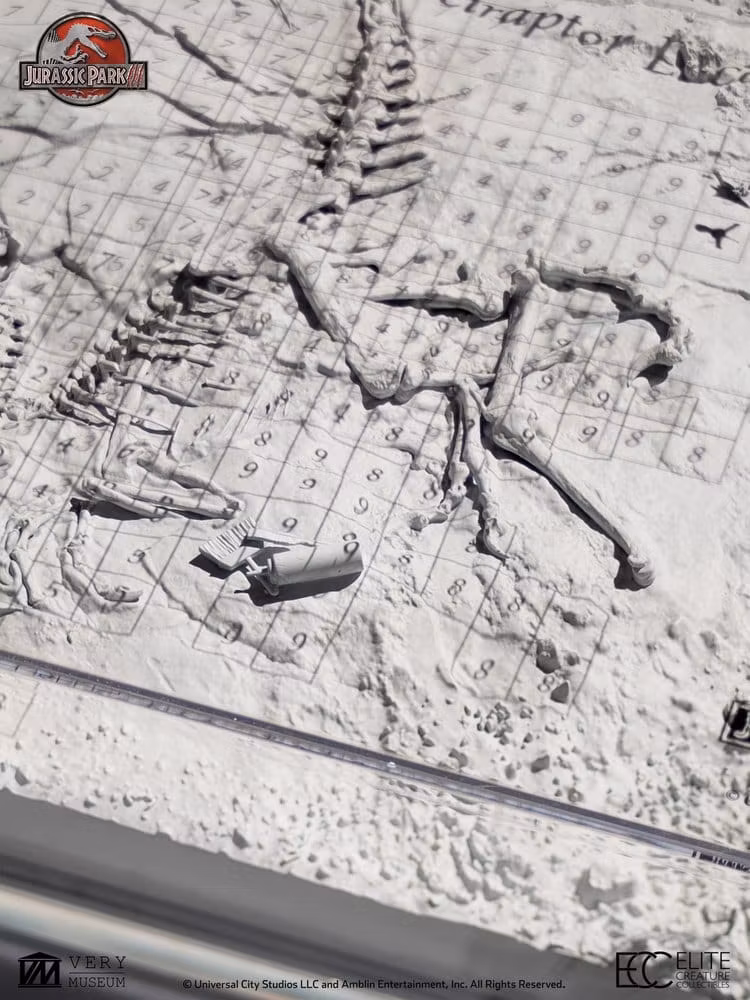 Jurassic Park III Excavation Map Velociraptor