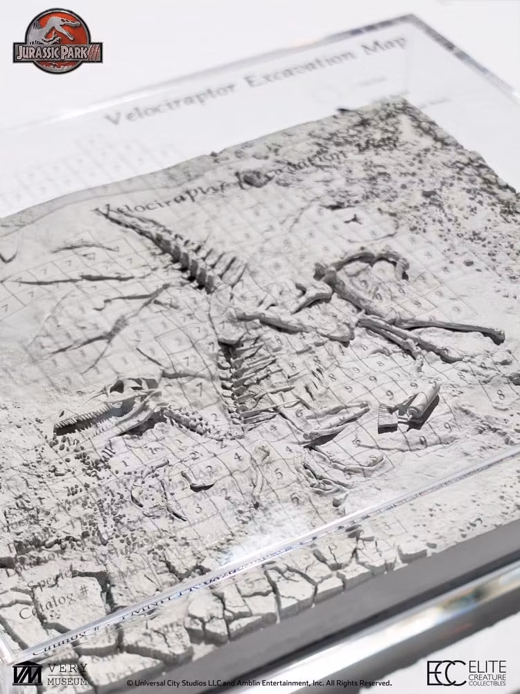 Jurassic Park III Excavation Map Velociraptor