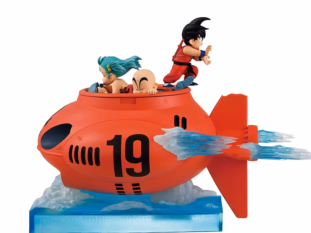 Dragon Ball Ichibansho Goku, Bulma, & Krillin (Vs. Red Ribbon Army) Figure
