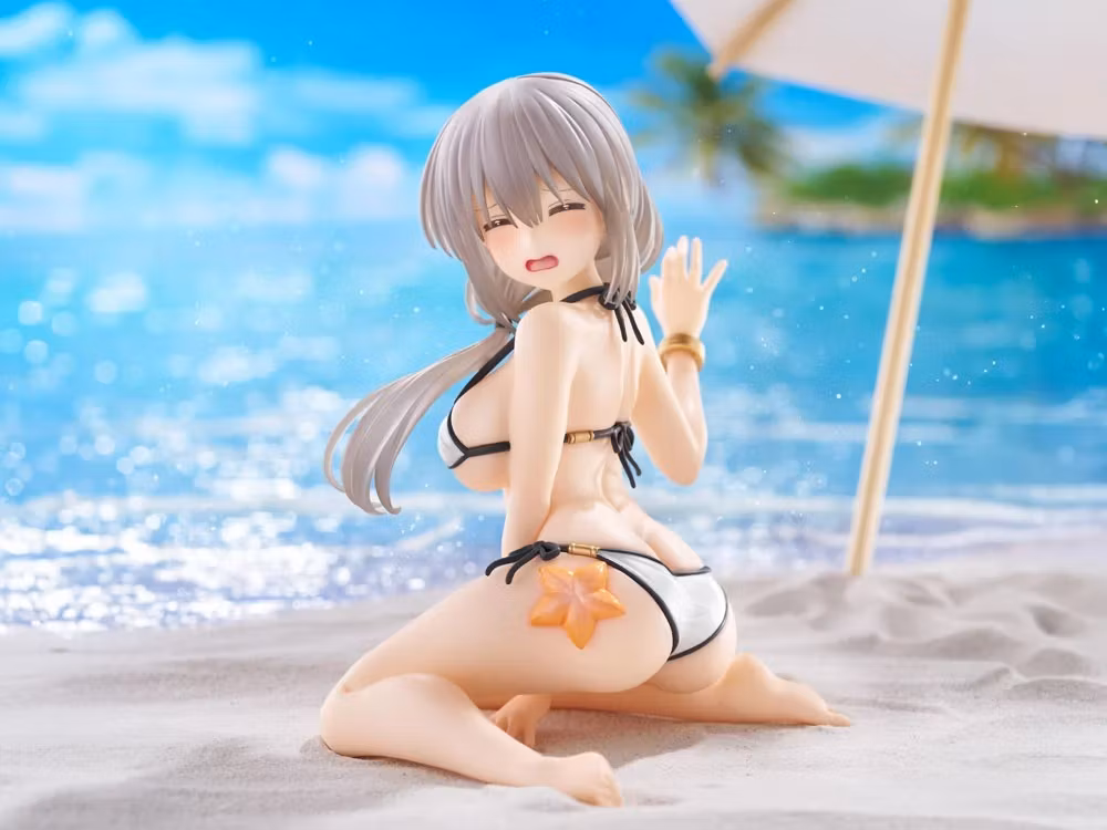 Uzaki-chan Wants to Hang Out! Desktop Cute Tsuki Uzaki (Swimwear Ver.) Figure