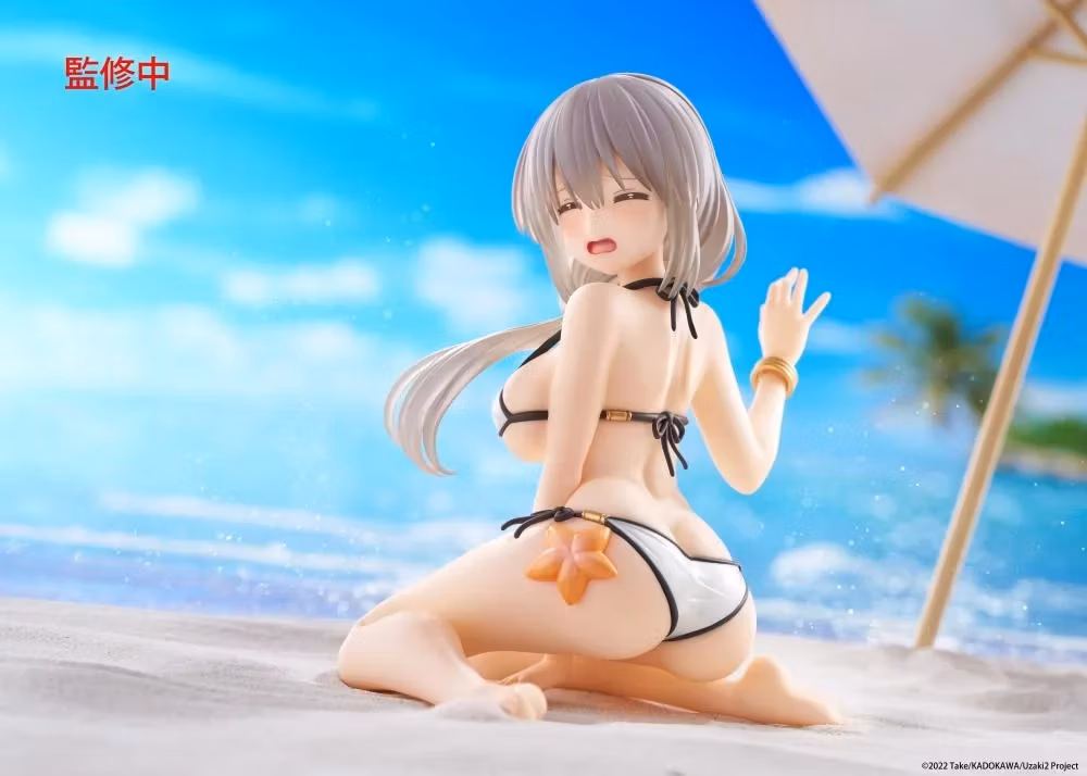 Uzaki-chan Wants to Hang Out! Desktop Cute Tsuki Uzaki (Swimwear Ver.) Figure