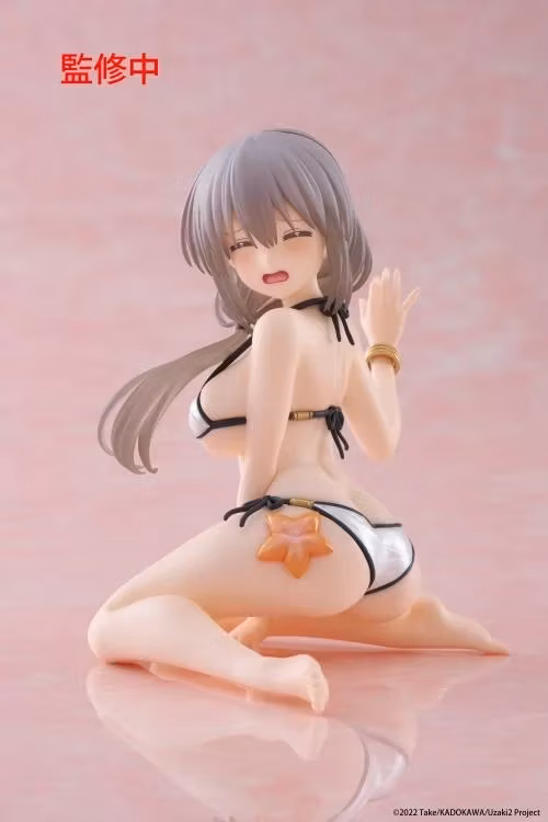 Uzaki-chan Wants to Hang Out! Desktop Cute Tsuki Uzaki (Swimwear Ver.) Figure