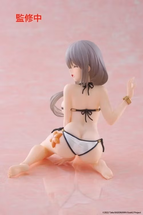 Uzaki-chan Wants to Hang Out! Desktop Cute Tsuki Uzaki (Swimwear Ver.) Figure